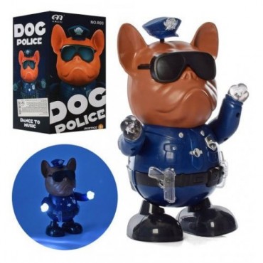 Музыкальная игрушка собака (полицейский) No.R03