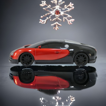 Bugatti Veyron qizil rangli pult bilan boshqariluvchi  No.042-4