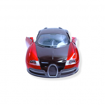 Bugatti pultli avtomobil qizil rangli